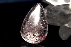 [1 점 물건] AAA ☆ 파이어 쿼츠 레피도 크로 사이트 잉크 쿼츠 19x13mm 드롭 루스 파워 스톤 천연석 _PC5476