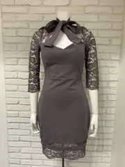 576 dazzy store デイジーストア キャバドレス レース リボン タイト Lサイズ