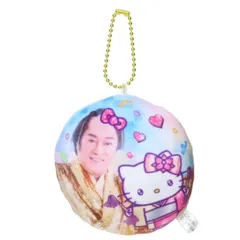 マツケンサンバxハローキティ マスコット もっちりボールチェーンマスコット ミラーボール サンリオ キーホルダー キャラクター グッズ 