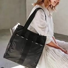 レスポートサック　エッセンシャル　トートバッグ　大容量　ブラック　ダグ付き　軽量