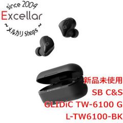 [bn:13] SB C＆S　完全ワイヤレスイヤホン GLIDiC GL-TW6100-BK　ブラック