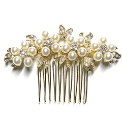 髪飾り かんざし 結婚式 コーム ヘアアクセサリー 和装小物 留袖 黒留袖 浴衣 花 パール ビーズ ラインストーン