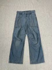 GAP ギャップ キッズ ワイド ウォーク デニムパンツ J03119