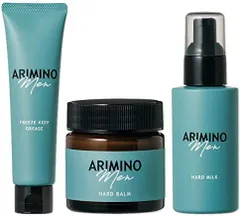 アリミノ メン ハード ミルク 100g ＆ ハード バーム 60g ＆ フリーズキープ グリース 100g セット　買い回り39のサムネイル