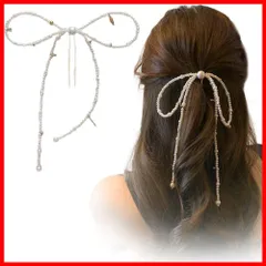 【即発送】カンザシ パール 髪留め 可愛い 光沢感 ヘアピン ヘッドドレス ウェディング ヘアアクセサリー バレッタ 髪飾り 髪留め 結婚式 スタイリッシュ ヘアクリップ 優雅的 オシャレ 母の日 FASELE ギフト 贈り物 プレゼント