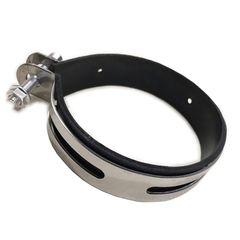 モデルノ ラ テール サイレンサーバンド 汎用 シルバー マフラー バンド バイクパーツ ステンレス サイレンサー YM-256-SS 115mm