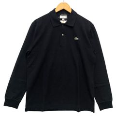 LACOSTE ラコステ 鹿の子 ロング ポロシャツ ブラック サイズ 4 正規品 / 51279