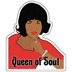 ARETHA FRANKLIN アレサ・フランクリン - ステッカー