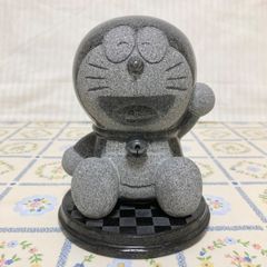 【ドラえもん　石の置き物】　タカオTAKAOスタチュー 石像　御影石　オブジェ