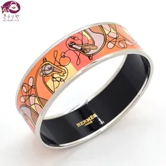 K2829 超美品 エルメス エマイユGM 七宝焼き バングル HERMES（エルメス） バングル エマイユGM 七宝焼き ブレスレット Z刻印