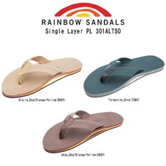 RAINBOW SANDALS(レインボーサンダル)ビーチサンダル シングルレイヤー 薄底 スリッパ ヌバックレザー サーファー メンズ 靴 男性用 Single Layer PL 301ALTS0