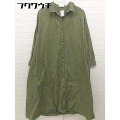 ◇ koe コエ 長袖 膝下丈 ワンピース サイズF グリーン系 レディース 【中古】 【1103230004813】