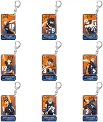 【中古】キーホルダー 全9種セット 「ハイキュー!! アクリルキーホルダーコレクション 烏野高校」