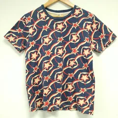 (^w^)b Design Tshirts Store graniph デザインティーシャツストアグラニフ Tシャツ Uネック トップス 綿100% コットン ポップ POP アウトドア 普段着 デイリー 春 夏 ネイビー メンズ サイズSのサムネイル