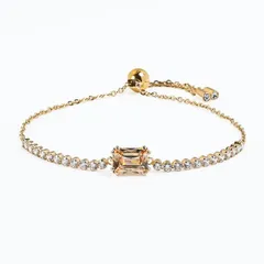 スワロフスキー SWAROVSKI ブレスレット Matrix Tennis マトリックス テニス クリア ゴールド 5730699 ジュエリー アクセサリー