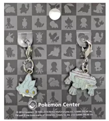 【中古】キーホルダー・マスコット(キャラクター) 712.カチコール＆713.クレベース 全国ずかんメタルチャーム(2個セット) 「ポケットモンスター」 ポケモンセンター限定