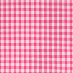 【在庫セール】KIYOHARA ギンガムチェック6ｍｍ 生地 約110cm巾×1mカット Col.PI ピンク G1002-1