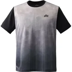 【新品】prince（プリンス） メンズ テニス ウエアー 吸汗速乾 半袖 ゲームシャツ UVカット ブラック TMU191T-165