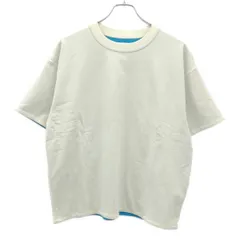 BOTTEGA VENETA ボッテガヴェネタ 2トーンクルーネックTシャツ 702429 V16E0 ホワイト ブルー Sのサムネイル