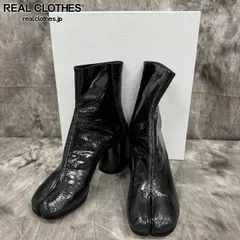 お値下げ MM6 メゾンマルジェラ　ショートブーツ　39 MM6 エムエムシックス メゾンマルジェラ アンクルブーツ Stitch