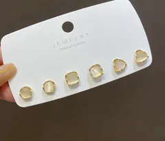 3セットピアス お得イヤリング  可愛いピアス 韓国系イヤリング　#40