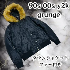 00s当時物ファーデニムジャケットy2k平成ギャル薔薇フェアリー