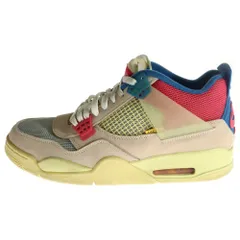 NIKE (ナイキ) ×UNION AIR JORDAN 4 GUAVA ICE ユニオン エアジョーダン4 グァバアイス ハイカットスニーカー マルチ US12/30cm DC9533-800