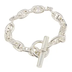 【極美品】シェーヌダンクルMM16コマ HERMES エルメス シェーヌダンクル MM 16コマ ブレスレット SV 57.7g