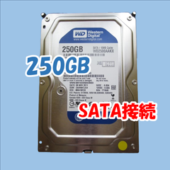 【中古動作品】Western Digital 3.5インチHDD SATA(Serial ATA) 250GB WD2500AAKX-001CA0