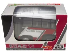 【中古】ミニカー チョロQ 北海道中央バス 新型高速バス(ホワイト×エンジ)