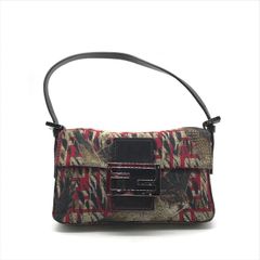 美品 FENDI フェンディ ミニ マンマ 鷹 ホークス 柄 ハンド バッグ レディース ブランド 鞄 カバン k5767