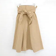 ◇ ◎ mysty woman ミスティウーマン ロング ギャザー スカート サイズF ベージュ レディース P  【1302270003965】のサムネイル