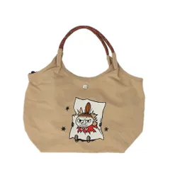 ☆ ベージュ/リトルミイ ☆ MOOMIN ムーミン 2wayトート MOOMIN ムーミン トート 2way ショルダーバッグ 手提げ トートバッグ トートバック ショルダーバック 肩掛け 斜めかけ ななめ掛け サブバック サブバッグ ショルダー調整可