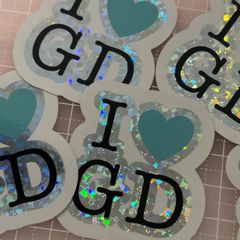 G-DRAGON ジヨンスマホステッカー　I♡GDver