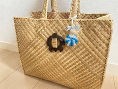 バッグチャーム　ハワイアンリボンレイ