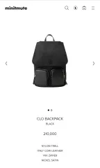 韓国かわいい【minitmute】CLO BACKPACK コーデュロイ minitmute》clo backpack☆韓国大人気ブランド☆送料・関税込