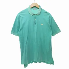 ブルックスブラザーズ BROOKS BROTHERS 90s ヴィンテージ 鹿の子 ポロシャツ USA製 M 緑 グリーン 0401