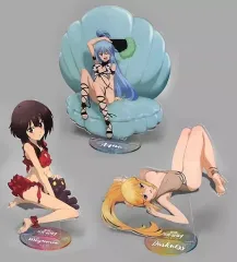 【中古】アクリルスタンド・アクリルパネル 全3種セット BIGアクリルスタンド 「あたり付きランダムHITくじ! この素晴らしい世界に祝福を!」 あたり景品