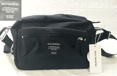 【新品】タグ付き マリメッコ Marimekko バッグ ショルダーバッグ 47241 047241 ブラック 特別 MY THINGS マイ シングス ナイロン ショルダーバッグ《0509-14》