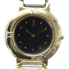 稼働品☆新品電池　イヴサンローラン　ホワイト文字盤　ローマン　メンズ 2025年最新】Yves Saint Laurent メンズ 腕時計(アナログ)の人気