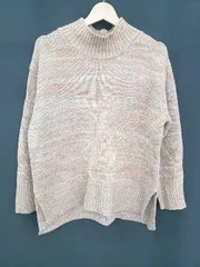 ◇ GLOBAL WORK グローバルワーク 長袖 ニット セーター サイズM ブラウン系 マルチ レディース P  【1407260002789】