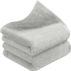 【迅速発送】AYO バスタオル 2枚セット ライトグレー ホテル仕様 ふかふか 綿100% 高吸水 耐久性 無地 毛羽落ち少ない ギフト