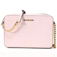 マイケルコース バッグ MICHAEL KORS コーティング レザー 斜めがけ ショルダー クロスボディー チェーン バッグ パウダーブラッシュ 35T8GTTC9L