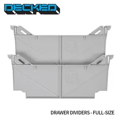 アウトレット デックド DECKED ドロアー ディバイダー ドロアー システム フルサイズ 仕切り 4個 セット DRAWER DIVIDERS WIDE SIZE Set