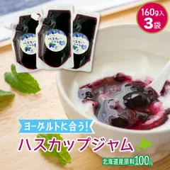 無添加ハスカップジャム 北海道 160g(スタンドパック)×3袋 ヨーグルトソース フルーツソース デザートソース ベリーソース