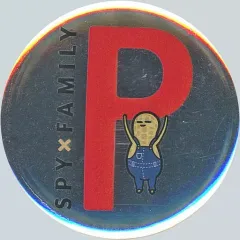 【中古】バッジ・ピンズ 【シークレット】 ロゴ＆ピーナッツ 「SPY×FAMILY トレーディングメタリック缶バッジ」