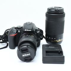 【ダブルズームキット】Nikon D5600 ダブルズームキット Wi-Fi内蔵＊高性能一眼レフ＊自撮り可能