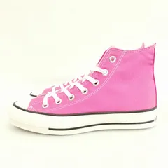 コンバース CONVERSE CANVAS ALL STAR J HI 日本製 オールスター ハイカット キャンバス スニーカー 24.5cm ピンク