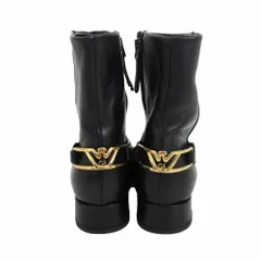 美品 エンポリオ アルマーニ EMPORIO ARMANI バックロゴ金具 ショートブーツ サイズ22.5cm X3M368 XF271 レディース 【中古】のサムネイル