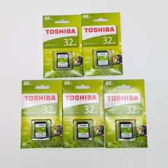 未使用 TOSHIBA 東芝 SDHC UHS-Iカード 32GB 5枚セット SDAR40N32G メモリーカード